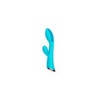 Vibromasseur bleu avec stimulateur de clitoris LRIS USB 